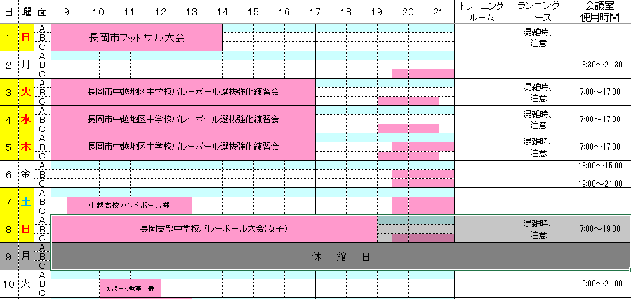 5月1日~10日