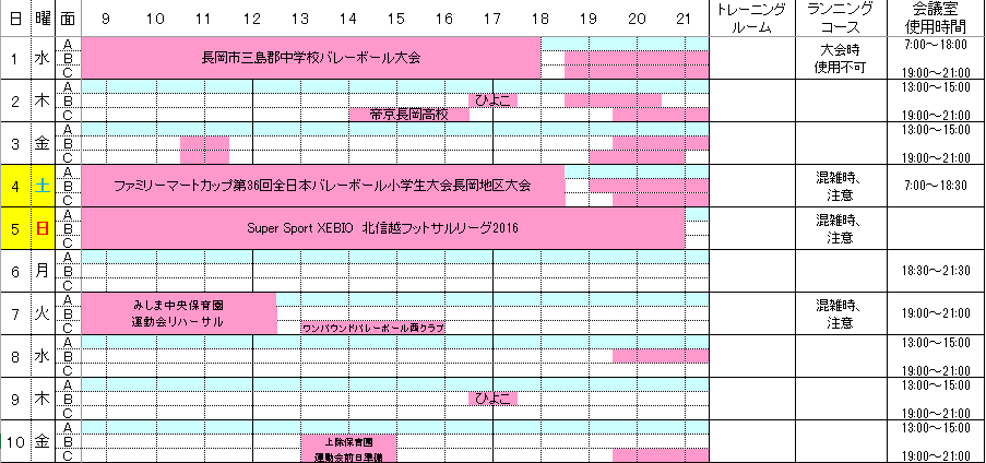 6月1日~10日